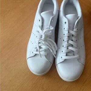 NWT adidas Stan Smith White Leather Sneakers size 6.5 mens (no box)